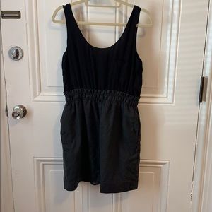 Black and grey jcrew dress